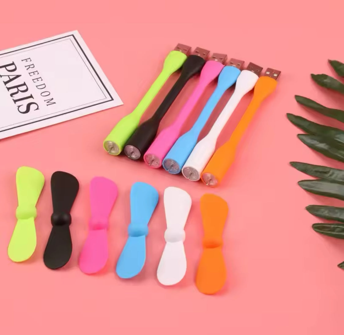 Flexible USB Mini Fan With USB LED Light, Portable Hand Cool Mini Fan, Computer Summer Travel Cooling Gadget Flexible USB Mini Fan With USB LED Light, Portable Hand Cool Mini Fan, Computer Summer Travel Cooling Gadget